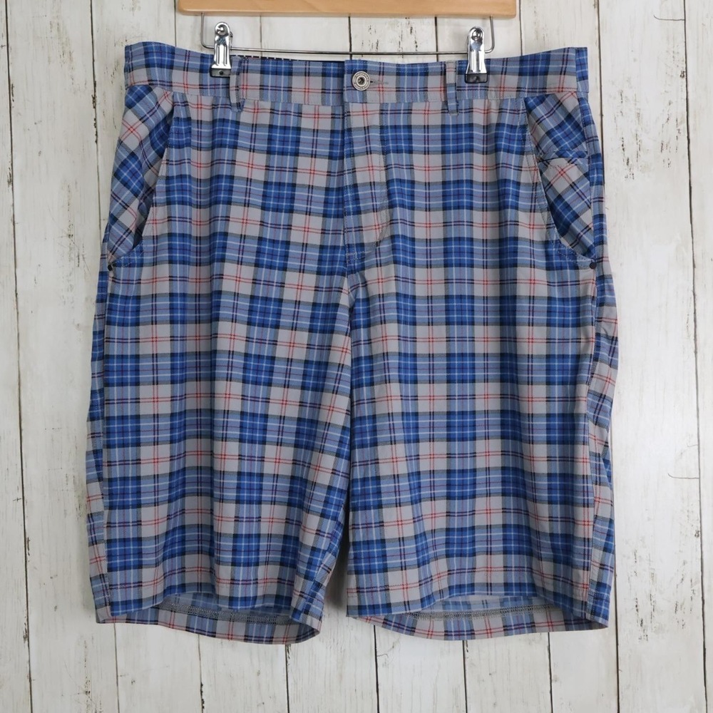 Lululemon Men's Plaid Shorts Size 38 Athletic Golf Outdoors Activewear